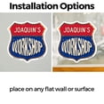 thumbnail image 3 of Joaquin's Workshop (5 Pack) 6 inch X 6 inch Shield Shaped Heavy Duty 3.2 mil Vinyl Decals Weather Resistant, UV Protected To last, Gift for Dads and Uncles Classic Americana Crafted in, 3 of 6