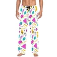 thumbnail image 7 of FORMRS Mens Pajama Pants with Pockets Sleepwear Lounge Bottoms Sizes S-2XL, Purple Abstract Shapes, 7 of 7