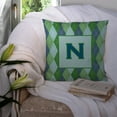 thumbnail image 3 of Monogram Letter Fabric Decorative Pillow, 3 of 4