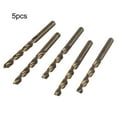 thumbnail image 2 of Professional Grade Drill Bits for Hardened Steel M35 Cobalt Metric Set of 5, 2 of 11