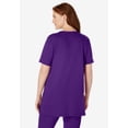 thumbnail image 3 of Woman Within Plus Size 7-Day Short-Sleeve Baseball Tunic, 3 of 6