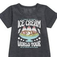 thumbnail image 2 of Instant Message - I Scream, You Scream - Ice Cream World Tour - Toddler & Youth Girls Fleece Dress, 2 of 5