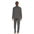 thumbnail image 3 of Hanes Men’s Ultrasoft Breathable Cotton Modal Stretch Knit Pajama Set, 2-Piece, Sizes S-5XL, 3 of 5