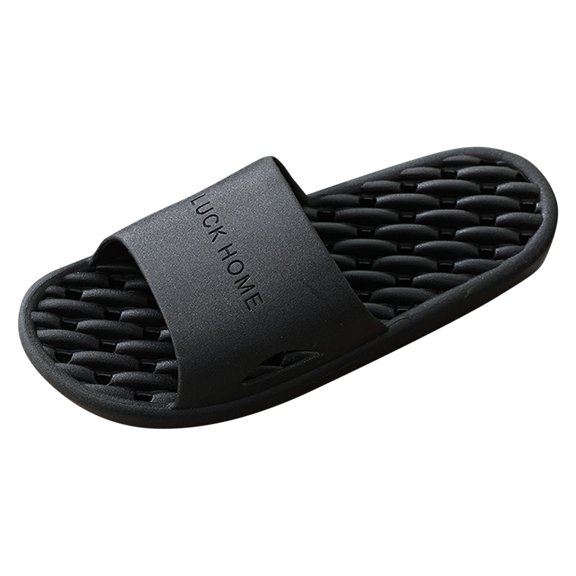 Men'S High-Quality Pool Sandals Mens Couple Shoes Solid Color Non Slip Hollow Water Leakage Slippers Summer Home Bathroom Platform Slippers Men'S Summer Spa Sandals