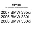 thumbnail image 2 of TEC Front Rear Ceramic Brake Pads Kit for Car BMW 330i 330xi 335xi KTC-100040, 2 of 10
