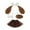 Brown 4pcs set, variant on Animal Cosplay Costumes Dog Ear Headband Tutus Tail for Halloween Cosplay Party