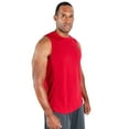 thumbnail image 6 of DEVOPS 3 Pack Men's Muscle Shirts Sleeveless dry Fit Gym Workout Tank Top (Small, Black/Blue/Red), 6 of 7