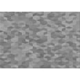thumbnail image 1 of Ahgly Company Indoor Rectangle Patterned Sonic Silver Gray Area Rugs, 5' x 7', 1 of 6