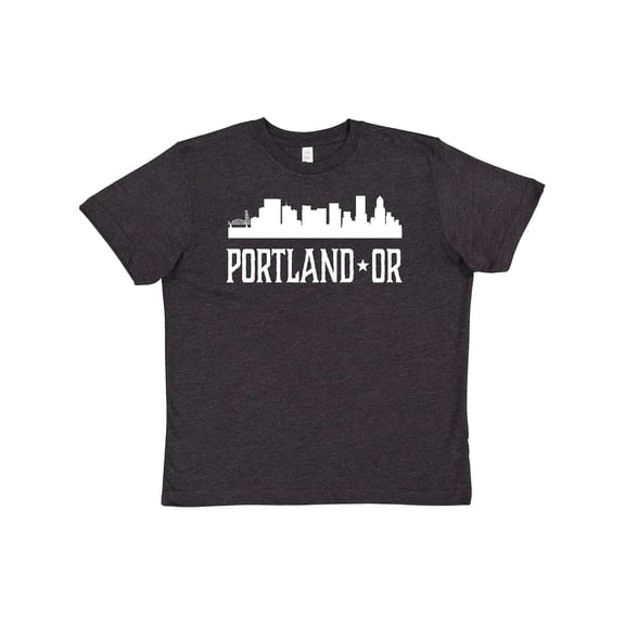 Inktastic Portland Oregon Skyline OR Cities Youth T-Shirt