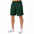 thumbnail image 3 of Men's Athletic Shorts 5-Pack, Quick-Dry Breathable Loose Fit with Elastic Waist for Running, Gym and Basketball, 3 of 10