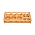 thumbnail image 2 of Tray Holder Drink Cup Storage Holder Serving Tray Display Rack Glasses Rack Serving Holder for Kitchen Cabinet Party 12 Hole, 2 of 6