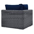 thumbnail image 5 of Modway Summon Fauteuil Sectionnel d'Extérieur en Osier pour Patio, 5 of 5