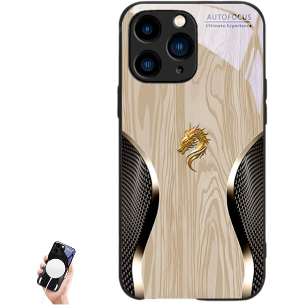 Urgalaxy Personalized Dragon Glass Phone Case, for iPhone 16/15/14/13/12/11  Plus Pro Max, Magnetic Design Full Coverage Anti-Drop Phone Case (for  iPhone 13 Pro,Red) - Walmart.ca