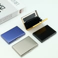 thumbnail image 7 of LELE LIFE 4 Pack Stainless Steel Credit Card Holder, RFID Blocking Slim Small Metal Credit Card Wallet, Hard Case Protector 6 Accordion Slots Business Card Holder for Men Women, 7 of 7