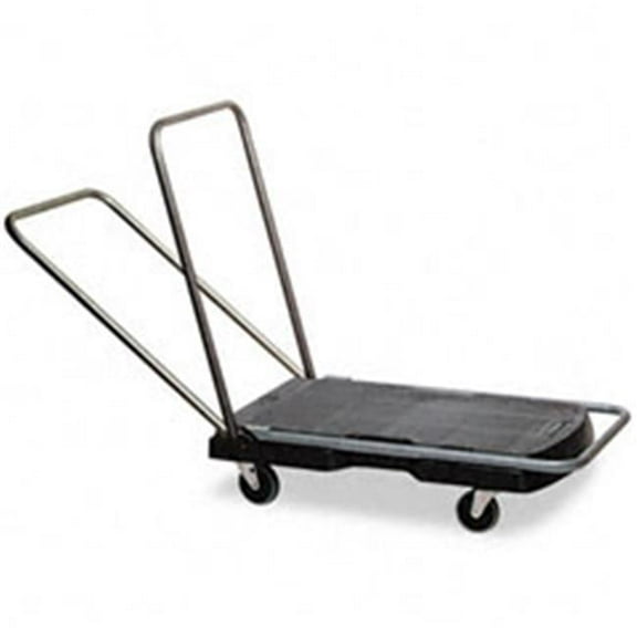 Utility-Duty Home/Office Cart  250 lb Capacity  20-7/8 x 31-3/4 Platform  BK