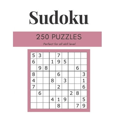 Sudoku Puzzle Book: 250 Medium to Very Hard Sudoku Puzzles for All Ages with Solutions