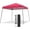 Red, variant on SUSUZI 10x10ft Easy Pop Up Canopy Tent, Portable Straight Leg Gazebo with UV Protection & Waterproof Cover, 3 Height Adjustments – Ideal for Outdoor Events, Camping, and Beach