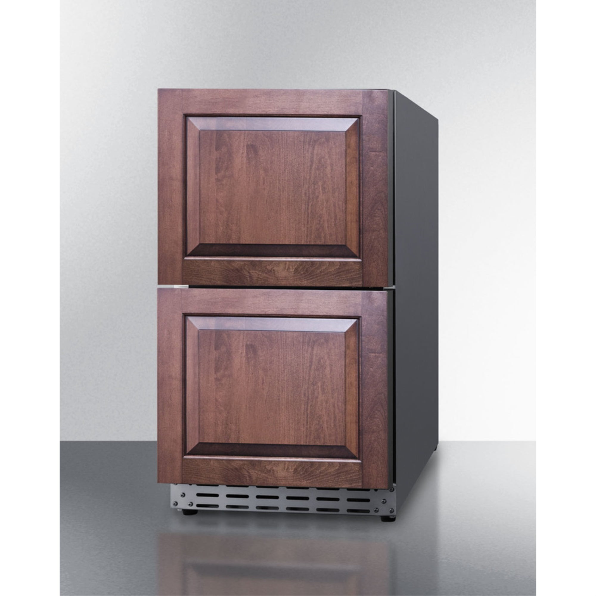 18" wide indoor/outdoor ADA compliant panel-ready drawer refrigerator in stainless steel