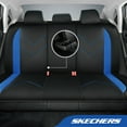 thumbnail image 3 of Skechers Sport Leather Car Seat Cover – Full Set Premium Comfort, Breathable Design, Universal Fit for Cars, SUVs, and Trucks - Blue, 3 of 10