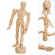 thumbnail image 3 of Figura de maniquí de madera Uxcell de 4.5", modelo de maniquí para dibujo de artista, flexible y móvil, 3 of 7