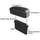 thumbnail image 2 of Soporte De Reposabrazos Codera Extensor De Reposabrazos Consola Arreglo De Almacenamiento Altura Ajustable Reposabrazos Cómodo Para Todos Los Modelos Methold VI008748-01, 2 of 6