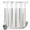 lineKD0030, variant on No Hook Shower Curtain with Built-in Rings - Grey Abstract Marble Texture Washable Waterproof Fabric Bathroom Curtains for Hotel,Rentals, 72 X 84 Inch Extra Long , Modern Gold Line White