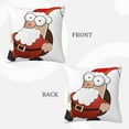 thumbnail image 3 of ZICANCN Decorative Throw Pillow Covers , Santa Claus Couch Sofa Decorative Knit Pillow Covers for Living Room Farmhouse 26"x26", 3 of 8