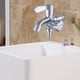 thumbnail image 1 of Lavadora Grifo de agua Grifo de salida doble con 2 manijas de interruptor Grifo de baño montado en Wal de aleación para fregadero de cocina Lavabo Interruptor vertical perfecl Grifo Lavadora, 1 of 8