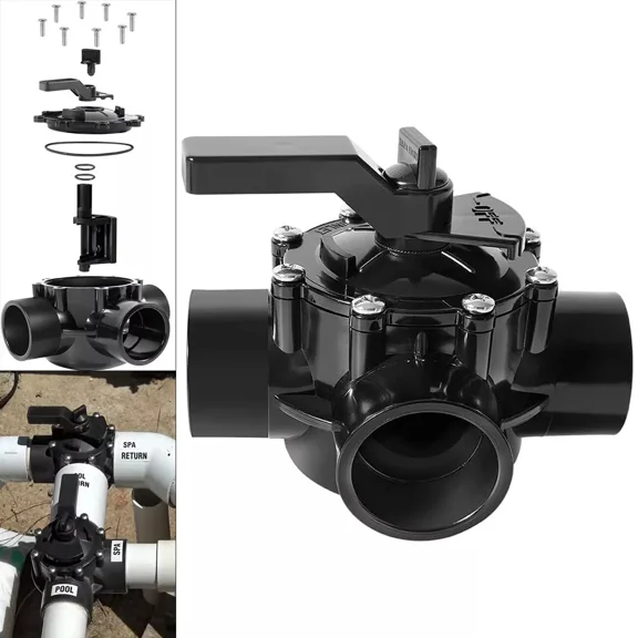 For Jandy 4715 3-Port 1-1/2 to 2 Inch Positive Seal NeverLube Valve Replacement