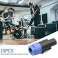 thumbnail image 3 of 10pcs Speakon PA speaker plug 4-pin screwable professional speaker cable, 3 of 5