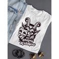 thumbnail image 3 of Be Naughty Krampus Dark Christmas Women's T-shirt, 3 of 4
