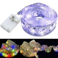 thumbnail image 1 of 4 Meters Fairy Lights LED Ribbon Copper Wire String Lights Christmas Tree Glowing Lights for Rooms Gardens and Terraces, 1 of 10
