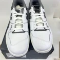 thumbnail image 3 of New Balance 550 BB550WTG Sneaker Mens White Gray Leather Size 13 D Medium Width, 3 of 6