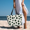 thumbnail image 5 of Rocae Abstract Green Polka Dot for Large Women's Waterproof Beach Bag Tote with 7 Pockets Pool Bag for Travel Gym Vacation, 5 of 6