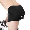 thumbnail image 5 of Mens Bike Underwear with Gel Padded Breathable Cycling Shorts Men Bicycle Padded Pants Black L, 5 of 11