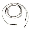 thumbnail image 3 of Miulika 2x Replacement Audio Cable 3.5mm Plug Headphones DIY Repair Cable with Mic for, 3 of 8