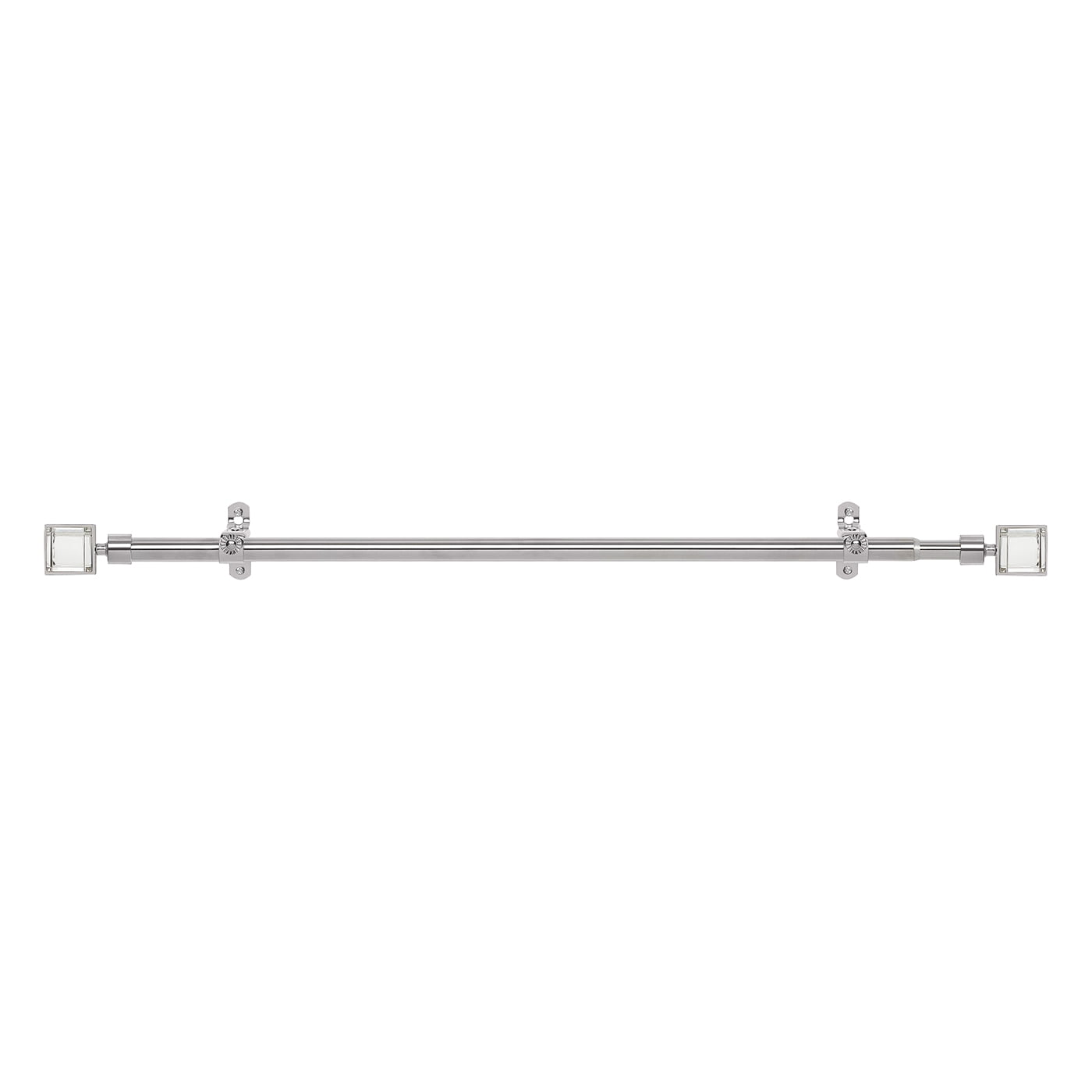 Decorative Window Curtain Rods With Metal Telescopic Drapery Rod