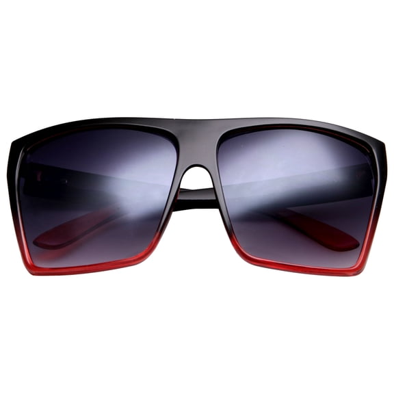 grinderPUNCH Retro Style Square Aviator Adult Flat Large Sunglasses for Men and Women