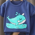 thumbnail image 4 of NOLDARES Toddler Baby Boy Summer Outfit Short Sleeve T-Shirt Tops Elastic Drawstring Shorts Set Baby Boys Clothes Blazer,3-6 M, 4 of 4