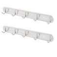 thumbnail image 3 of Saim  Wall-Mount Coat Rack with 5 Hooks, 12 Inch Towel Hat Hanger Coat Hook Rail, 3 of 6
