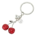 thumbnail image 5 of Unique Bargains 1 Pc Stylish Cherry Handbag Charms Keychains Bag Accessories Silver Tone Red, 5 of 5