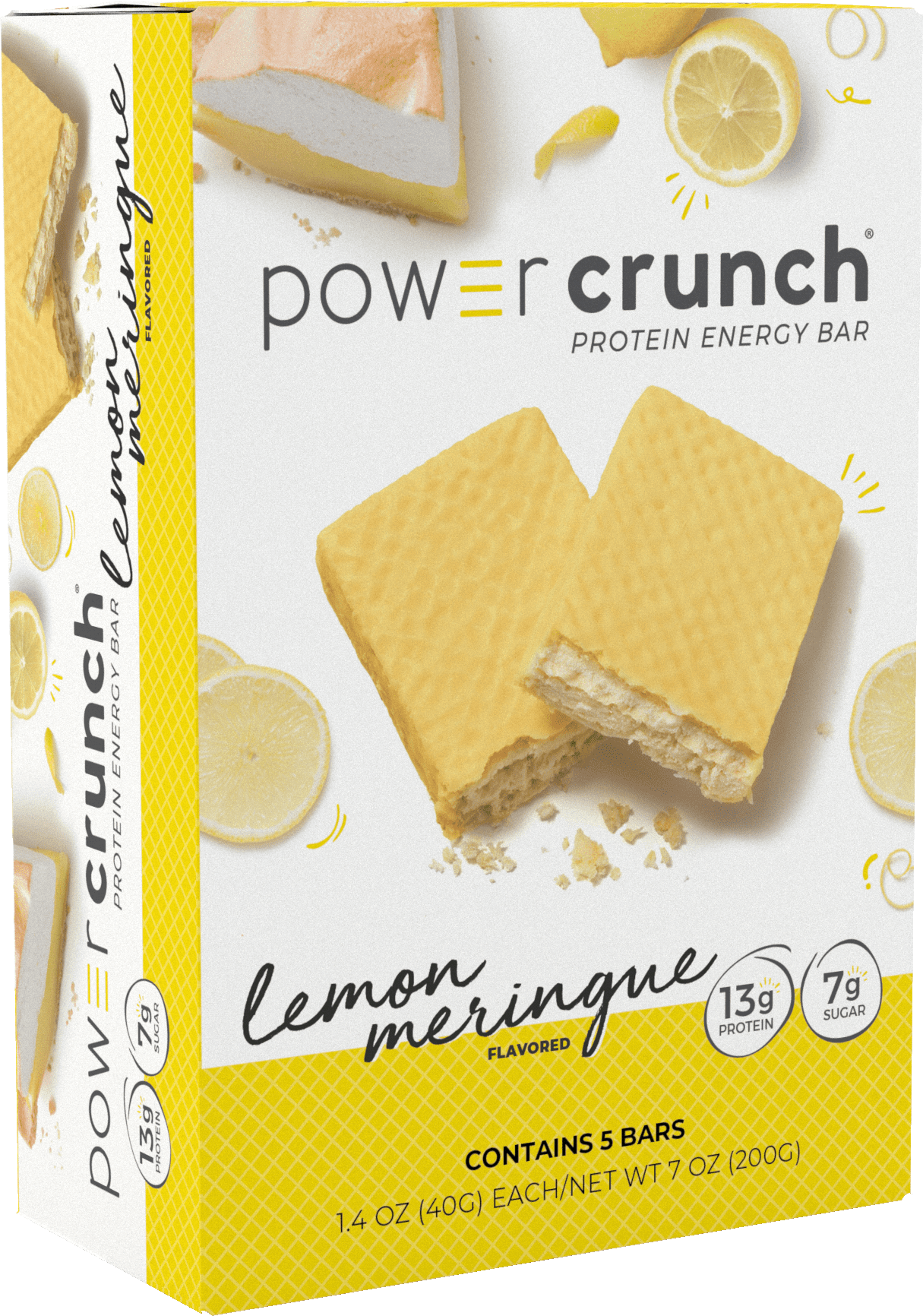 Power Crunch ORIGINAL Protein Energy Bar Lemon Meringue, 7 oz, 5 count