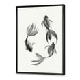 thumbnail image 5 of Black and White Vintage Fish III 12 in x 20 in Framed Painting Canvas Art Print, by Designart, 5 of 5