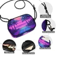 thumbnail image 3 of FORMRS Mini Crossbody Bag for Women Adjustable Shoulder Rope Travel Casual Phone Purse, Purple Digital Art, 3 of 7
