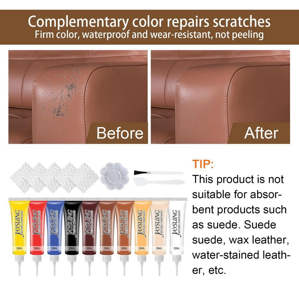 Thsue Leather Repair Kit For Couches Leather Repair Paint Gel For Sofa  Jacket Furnitur