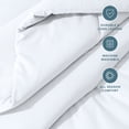 thumbnail image 3 of Bare Home Down Alternative Comforter Set - 3-Pieces - All Seasons - Full, White, 3 of 8