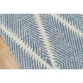 thumbnail image 3 of Momeni Geometric Modern/Contemporary Area Rugs, Blue/White , 91.2" x 115.2", 3 of 4