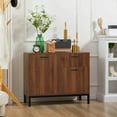thumbnail image 4 of HOMCOM Kitchen Cabinet w/ Drawer, Enclosed Cabinet & Adjustable Shelves, 4 of 10