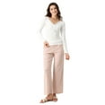thumbnail image 3 of OHHSHEEN Wide Leg Lounge Pants for Women, Striped Pants Women, Comfortable Pajama Pants Women Soft, 3 of 6