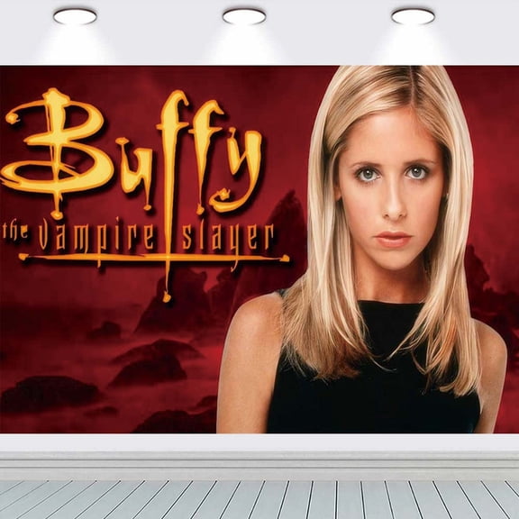 Buffy the Vampire Slayer Birthday Party Supplies Banner Backdrop Background Taspestry Poster Wall Decor